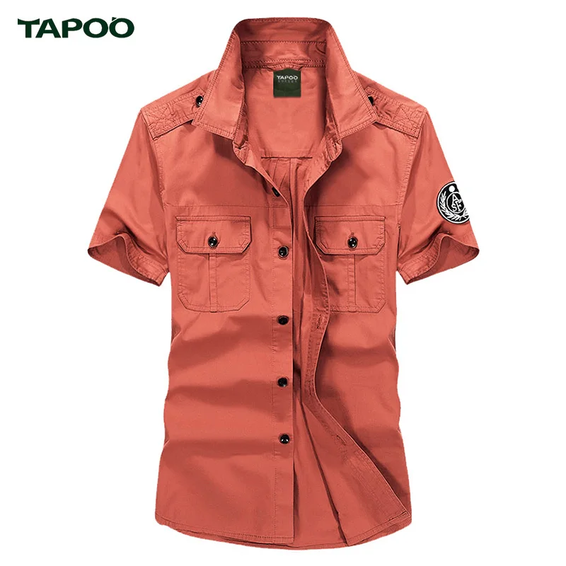 Для мужчин рубашка Элитный бренд 2017 короткий рукав гавайская Повседневное