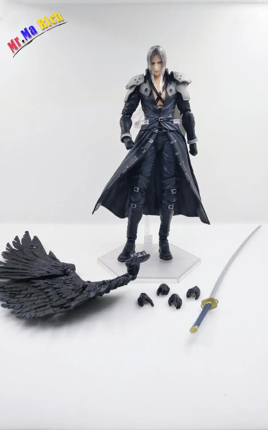 Аниме Фигурка 25 см Final Fantasy Vii 7 Sephiroth ПВХ фигурка Коллекционная модель игрушки