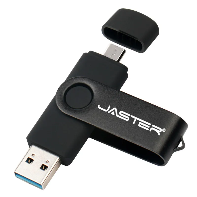 JASTER USB 3,0 OTG USB флеш-накопитель 4 ГБ 8 ГБ 16 ГБ 32 ГБ 64 ГБ Флешка для Android смартфон металлическая OTG usb карта памяти