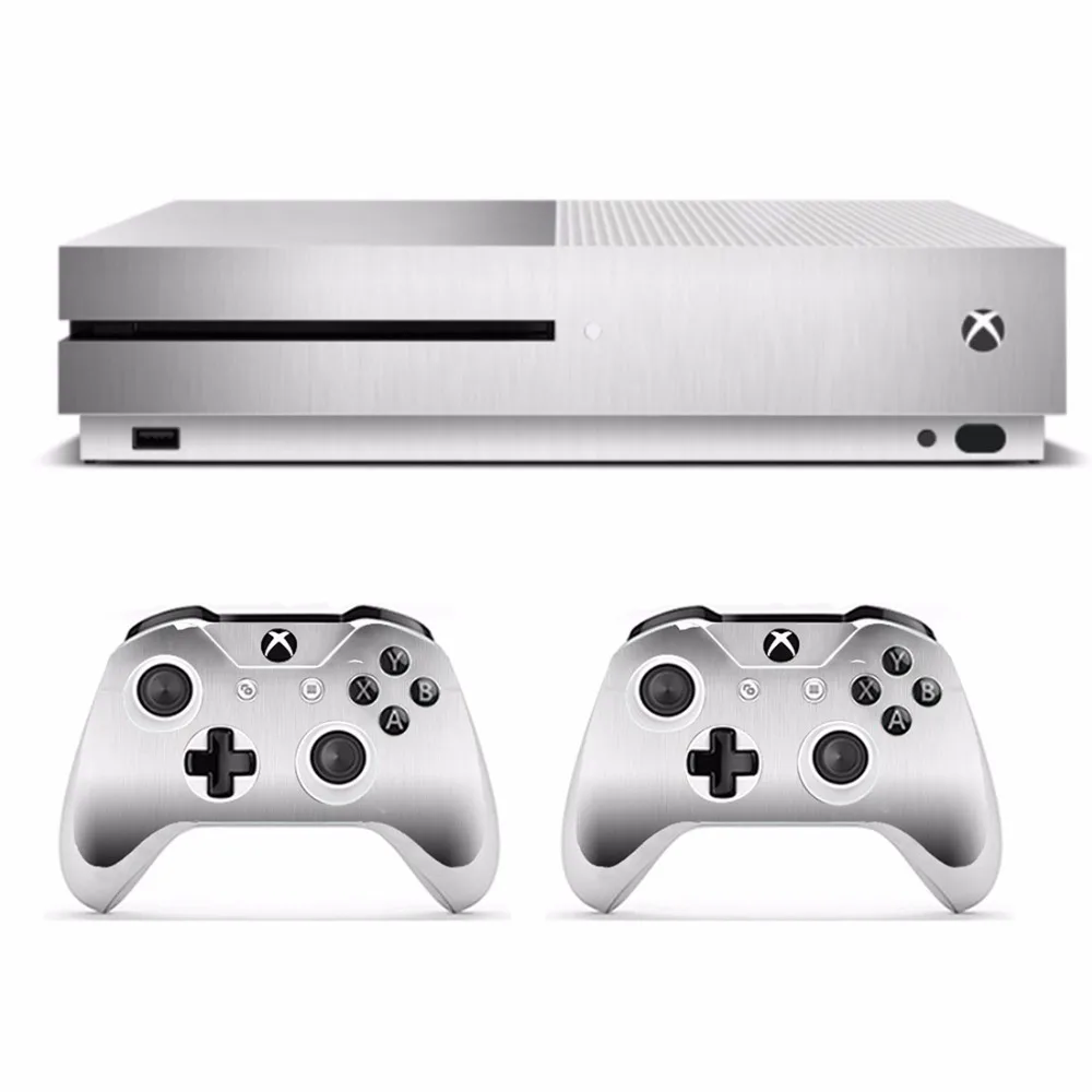 Матовый металлический кожи Стикеры наклейка для Microsoft Xbox One S консоли и 2