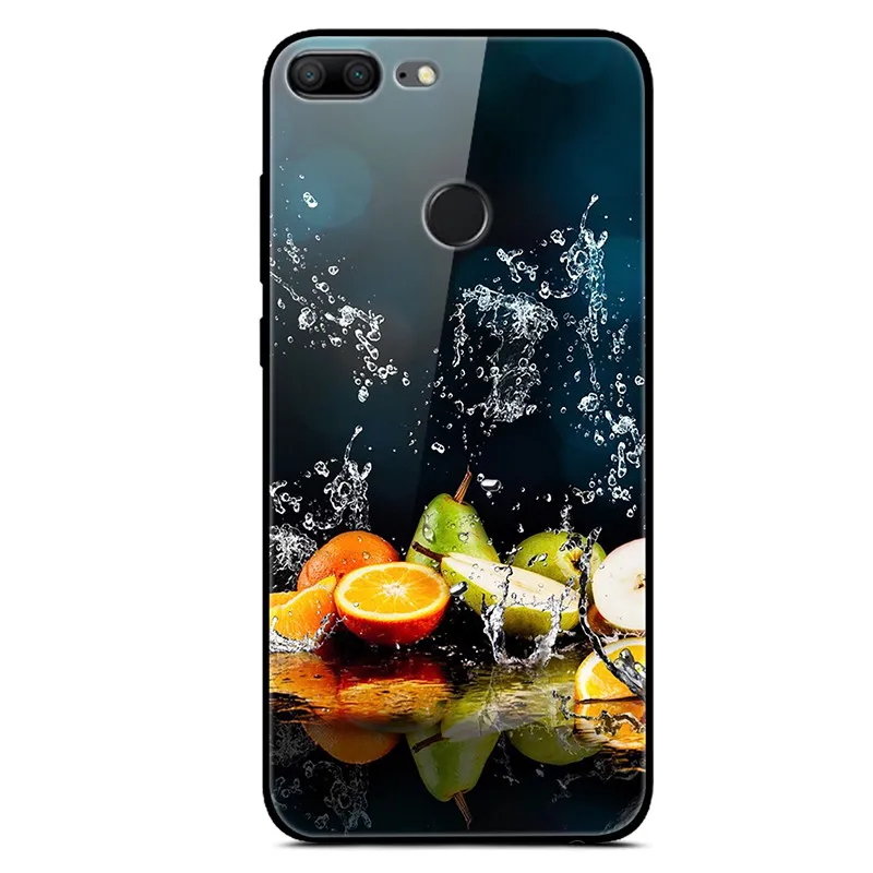 30 Чехол из закаленного стекла для huawei honor 9 Lite, чехол на заднюю панель для honor 9 lite, мягкий чехол из ТПУ для huawei honor 9 Lite, чехол - Цвет: 30