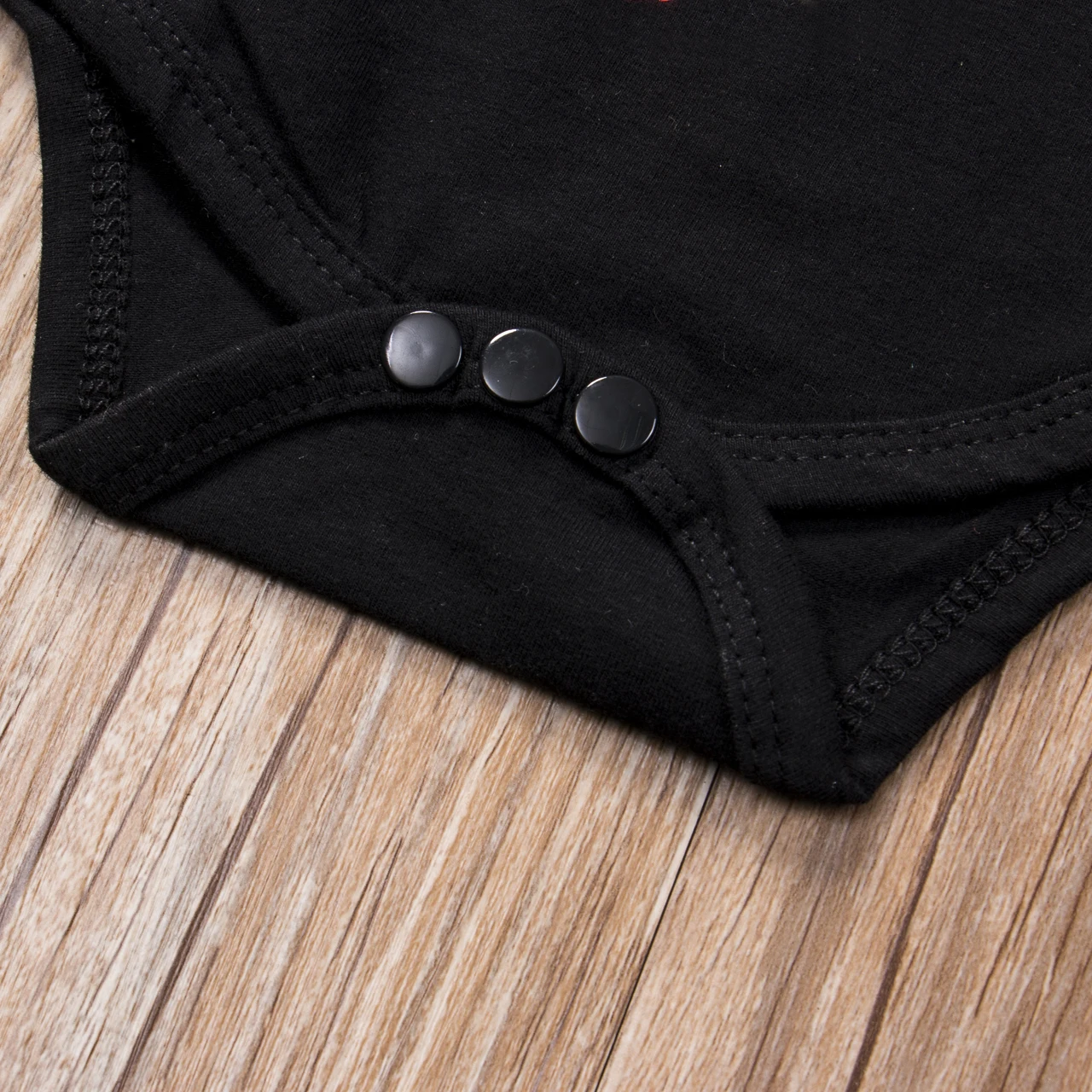 Черный комбинезон для маленьких мальчиков и девочек боди с короткими рукавами