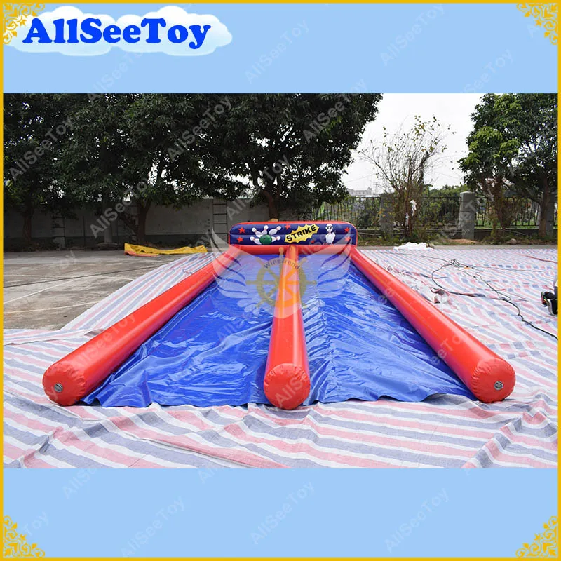 Надувная дорожка для боулинга длиной 35 футов надувная боулинга|inflatable bowling