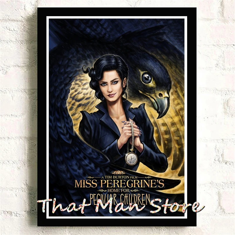 Постер с изображением дома для детей Miss Peregrine 42x30 см|Наклейки на стену| |