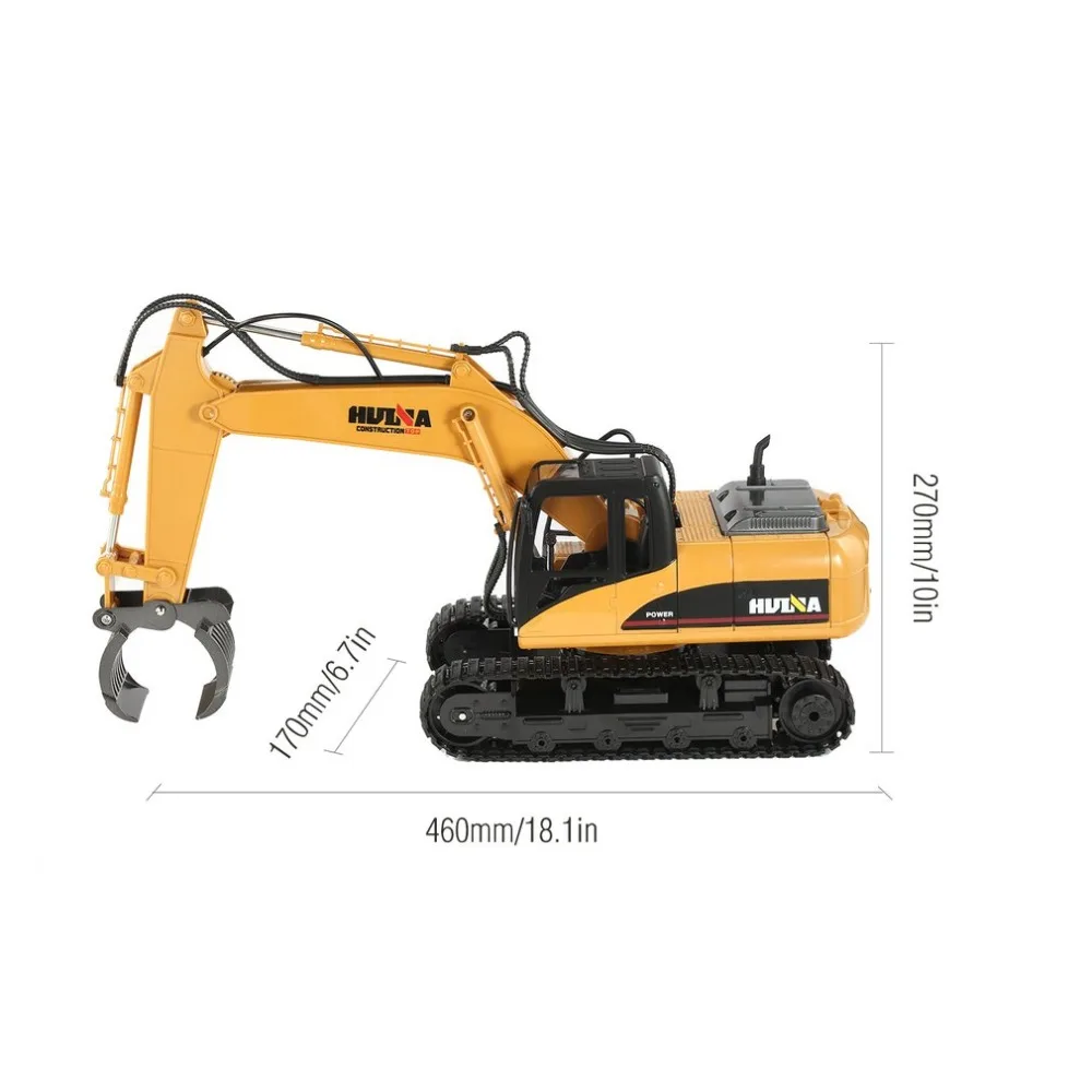 HUINA 1570 16ch RC Древесины Металла захватить дерево 1/14 г Engineering грузовик на гусеничном