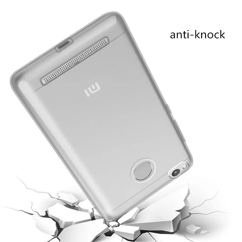 Для xiaomi redmi 3 pro случаях силиконовый чехол xiomi редми случае роскоши 3/3 s Ультра