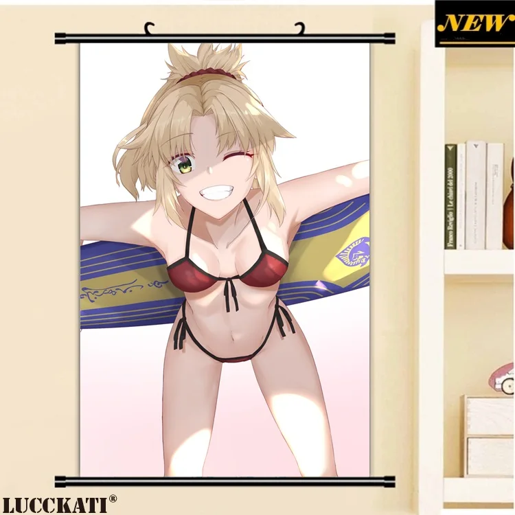 40X60 см Fate grand order Fate/go Fgo Сексуальная лоли калочка мультфильм аниме Искусство Настенная картина плакат прокрутка Ткань Холст Живопись