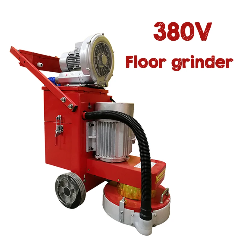 

350 Small Floor Grinding Machine 220/380V Concrete Floor Grinder Polisher Vacuuming Grinding Machine Adjustable Grinding Depth