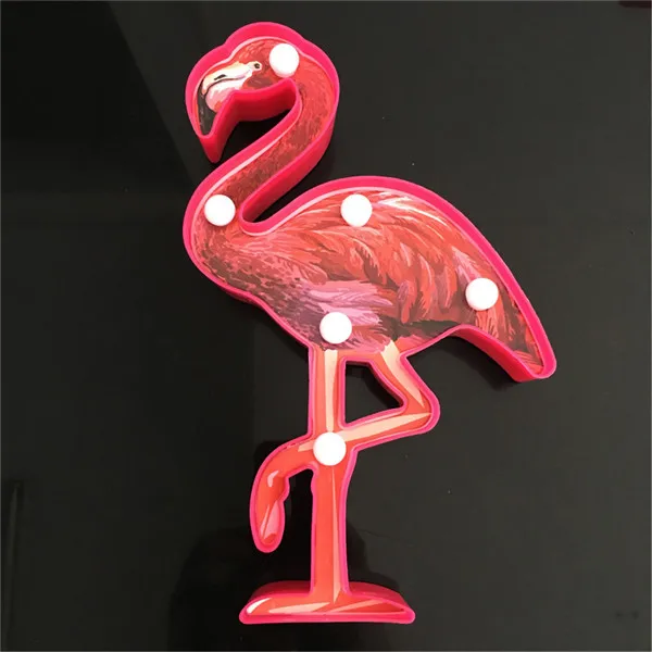 Flamingo B Смарт-обновление 3D росписью Фламинго светодиодный ночной Светильник AA Батарея Мощность дома Настольная лампа теплый белый Подвесной Настенный Декор Светильник Инж - Испускаемый цвет: Flamingo B