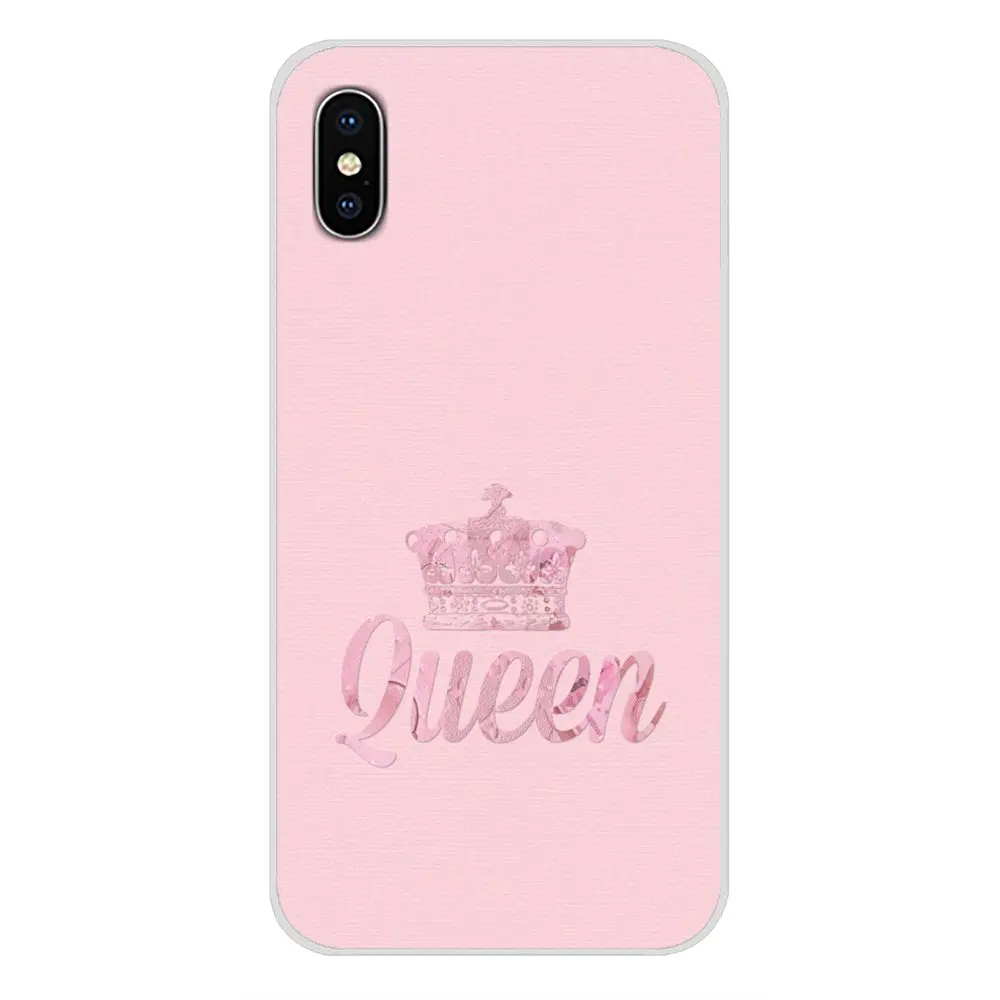 Силиконовый чехол для телефона Xiaomi Redmi 4A S2 Note 3 3S 4 4X5 Plus 6 7 6A Pro Pocophone F1 Princess Crown