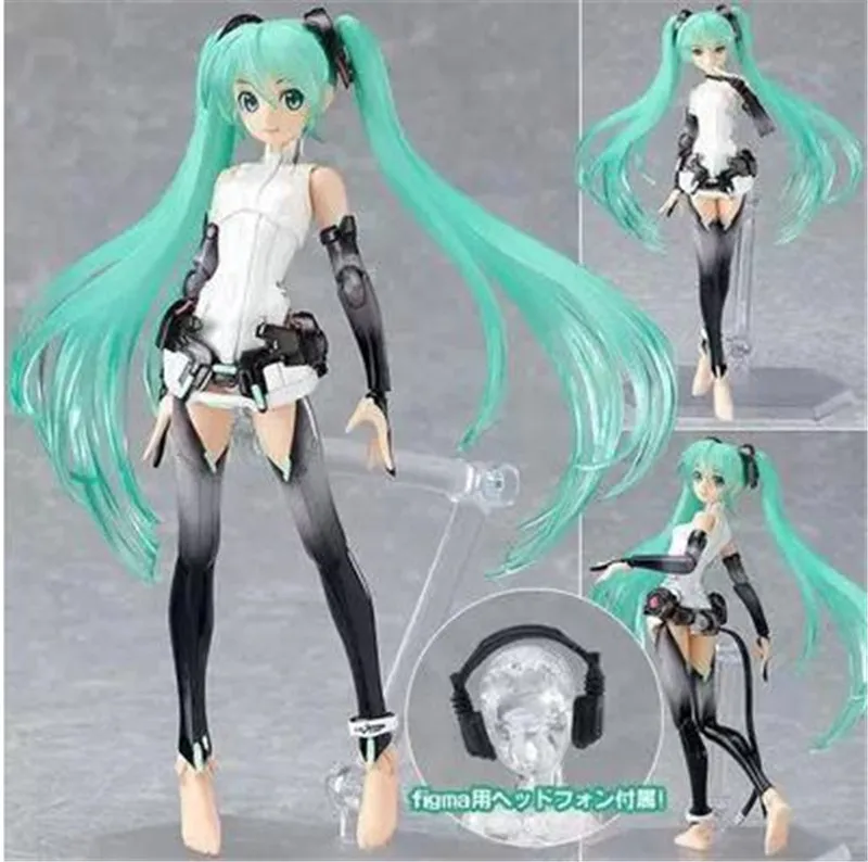 Хит продаж Аниме Vocaloid Hatsune Miku Figma ПВХ 5 дюймов коллекция хобби передвижная кукла