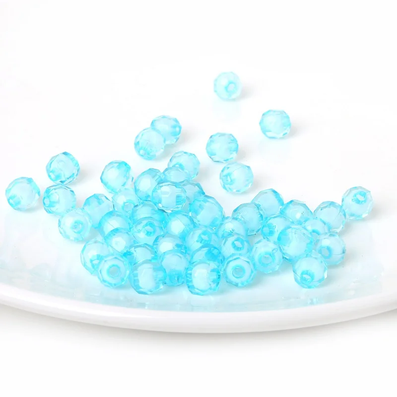 ПРОДАЖИ! 18 мм Круглый Ассорти Красочные акриловые бусины Свободные бисера fit DIY