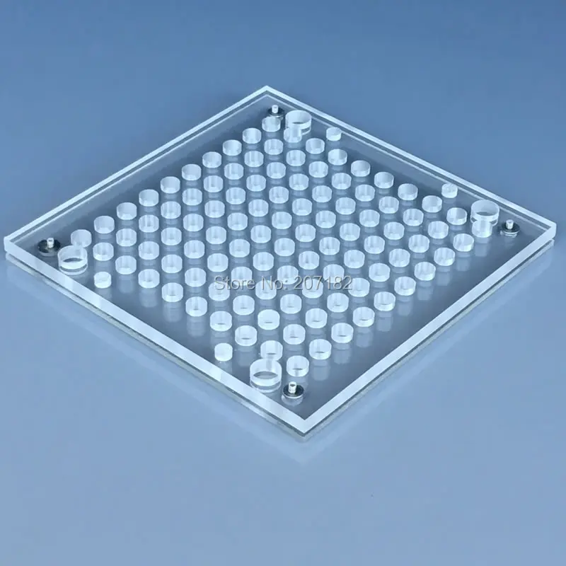 Новинка! 100 отверстия 000 # 00 0 1 2 3 #4 #5 разъемная застежка молния Plexigalss машина для
