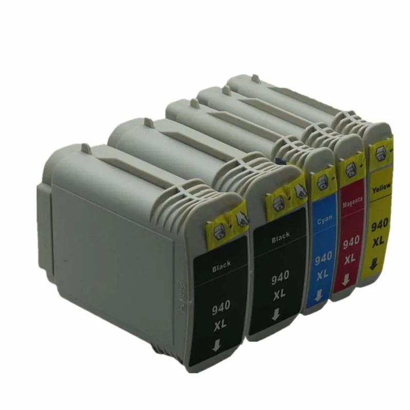 1SET 1BK Картриджи для струйных чернил, совместимая замена для принтера HP940 HP940XL 940XL 940 XL Officejet Pro 8000 8500 8500A - Цвет: 1SET 1BK