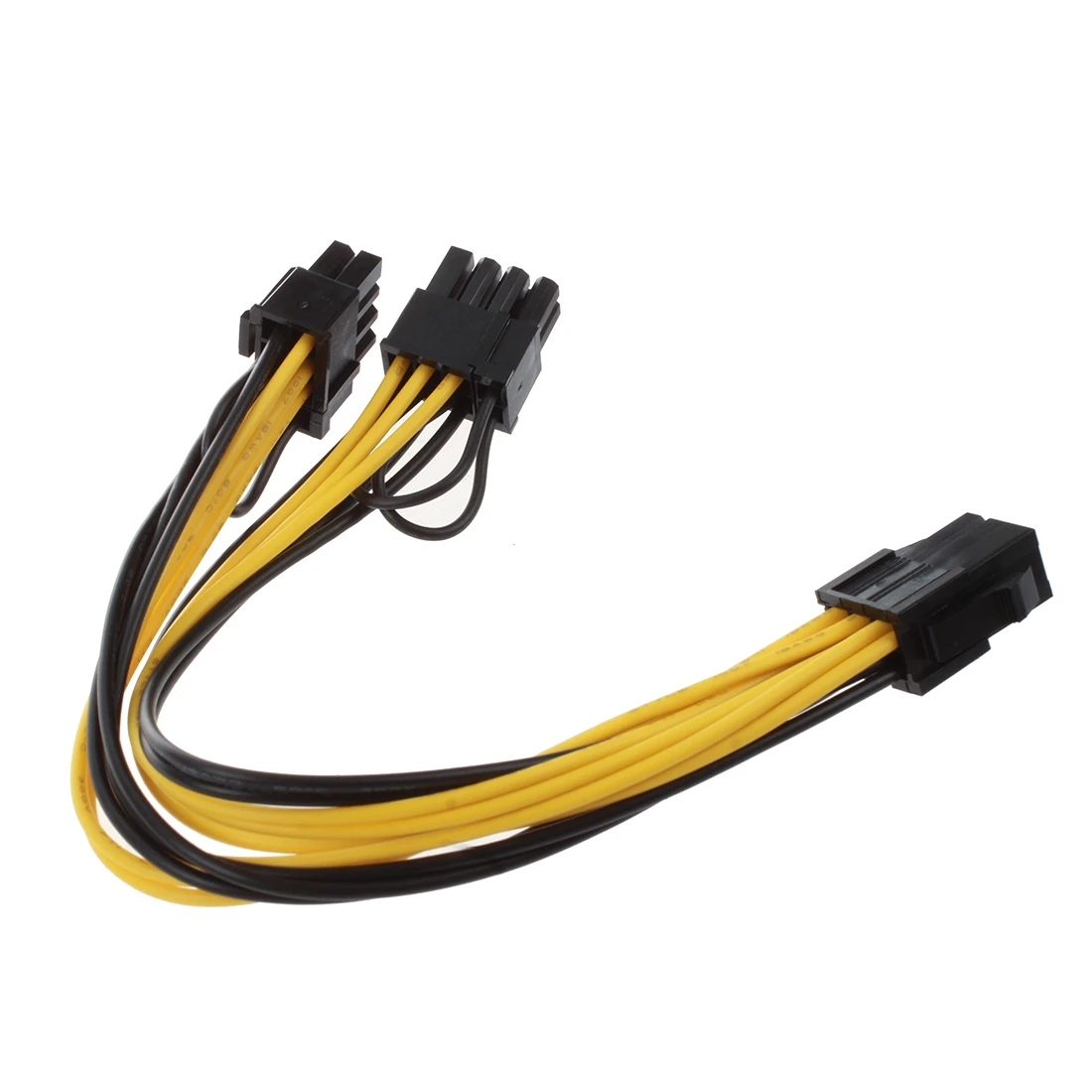 Кабель-переходник semoic Module 6Pin to Dual PCI-E PCIe 8Pin + (6+2Pin) Power Ribbon Cable Cord 20cm для блока питания Thermaltake Tt 650 W0163.