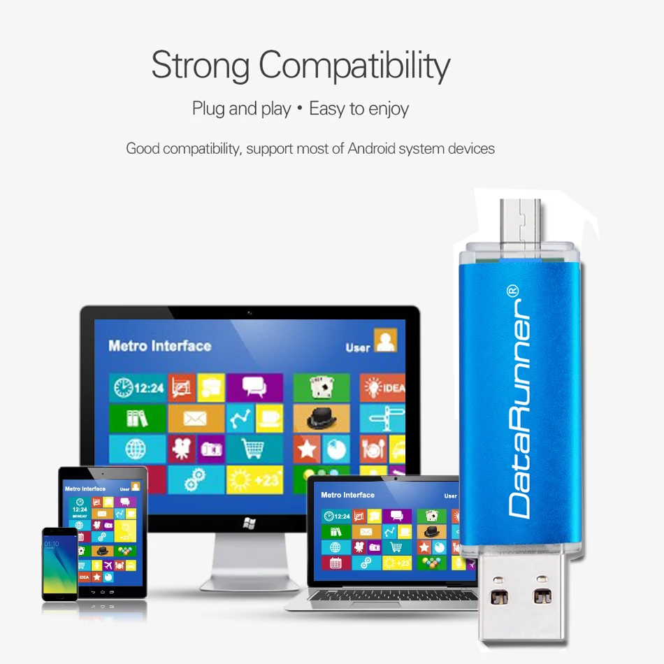DataRunner высокоскоростной OTG флеш накопитель 16 ГБ 32 usb 64 128 256 Usb флешка 3 0 Флешка для