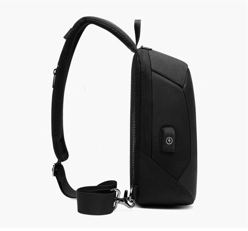 EURCOOL, новинка, модная мужская сумка на грудь, 9,7 дюймов, iPad, сумка через плечо, водонепроницаемая, многофункциональная, зарядка через usb, короткая, для поездок, сумка на плечо, n1902