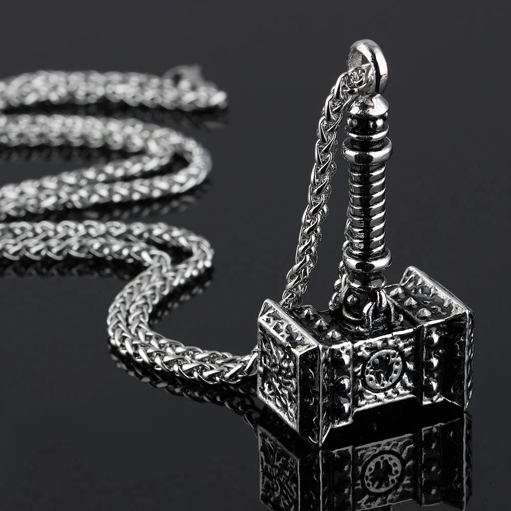 Новинка 2019 мужские украшения аксессуары кулон Молот Тора ожерелье из