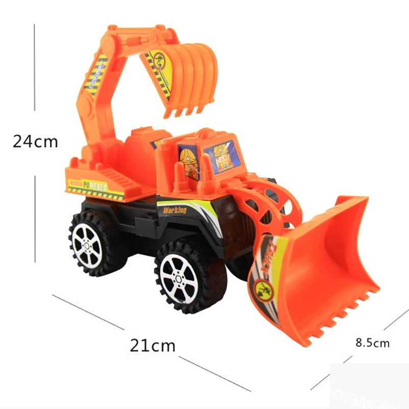 Мини игрушечный автомобиль diecasts пластиковый инженерный трактор самосвал