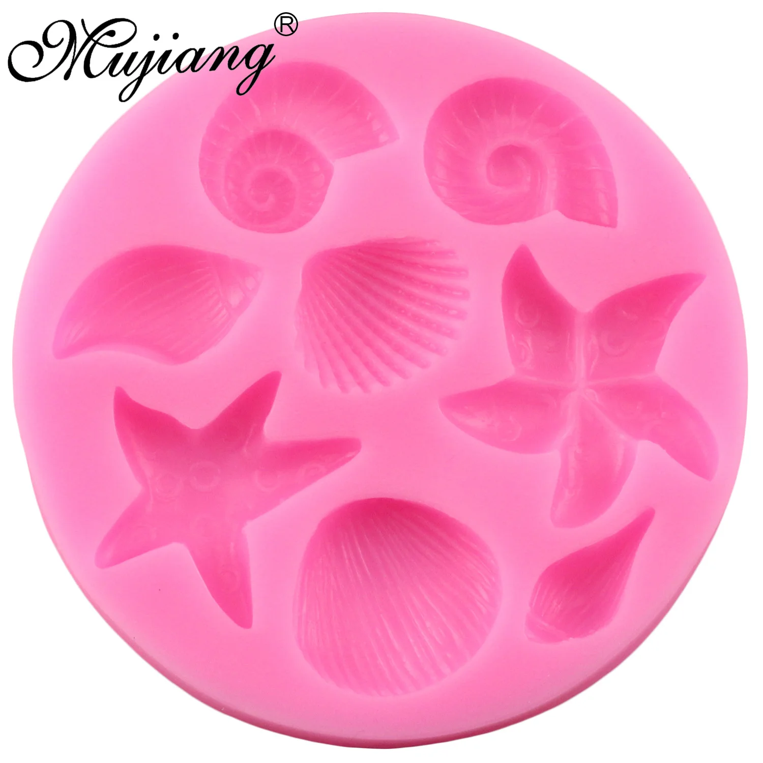 Mujiang Sea Shell силиконовые формы инструменты для украшения тортов из мастики DIY Чайка