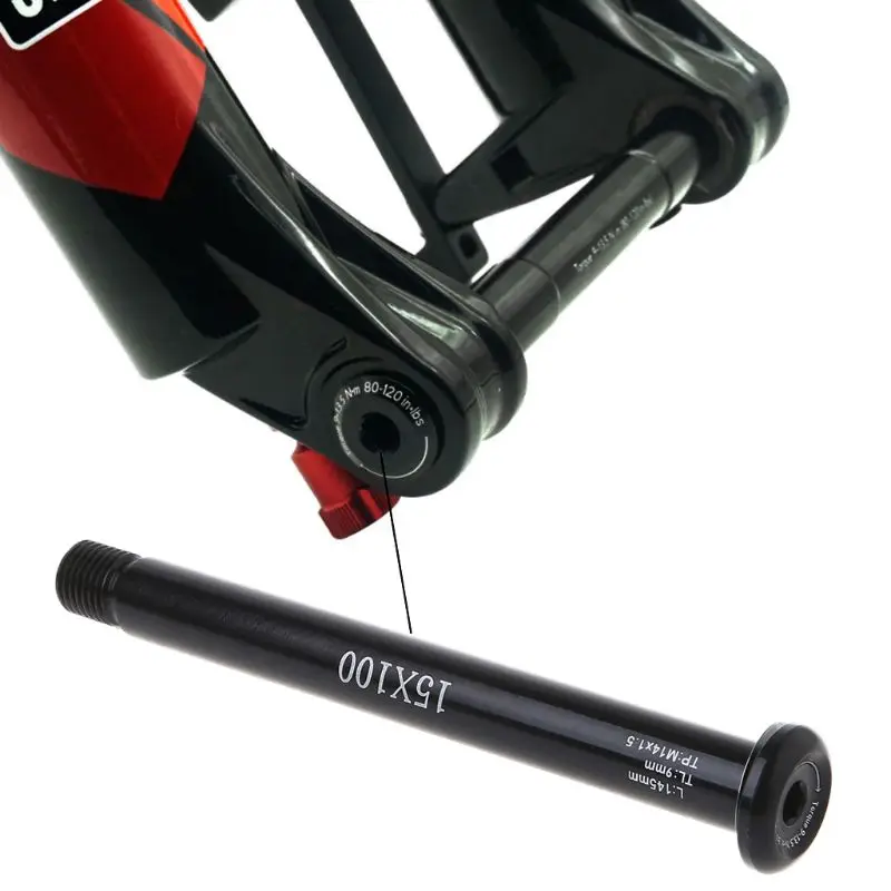 Велосипедный передний баррель вал для FOX SC32 34 36 Axle Quick Release алюминиевый сплав