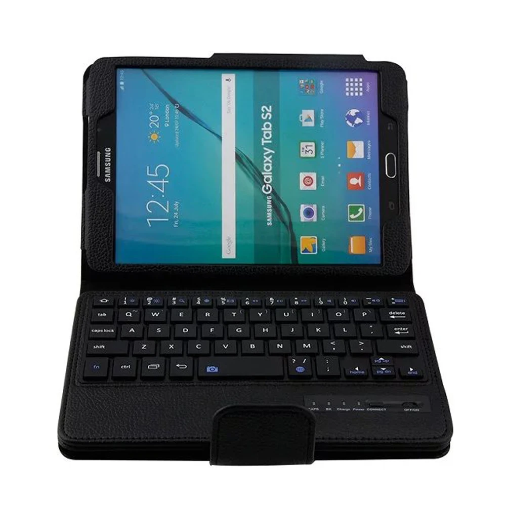 Роскошный Съемный кожаный чехол-книжка для samsung Galaxy Tab S 2 S2 8,0 SM-T710 T715 8"