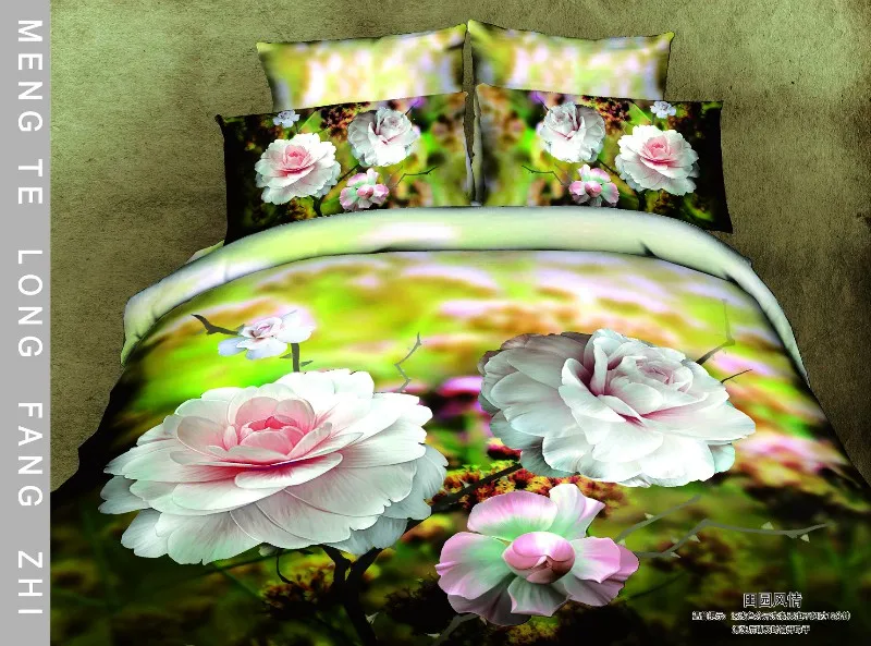 Cotton textile export trade trends personalized 3D printing ink twill reactive a family of four peony |