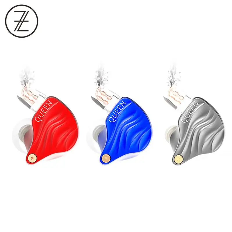 2018 ароматная цитра TFZ QUEEN 2 контактный интерфейс металлический Hi Fi монитор IEM 3 5 мм