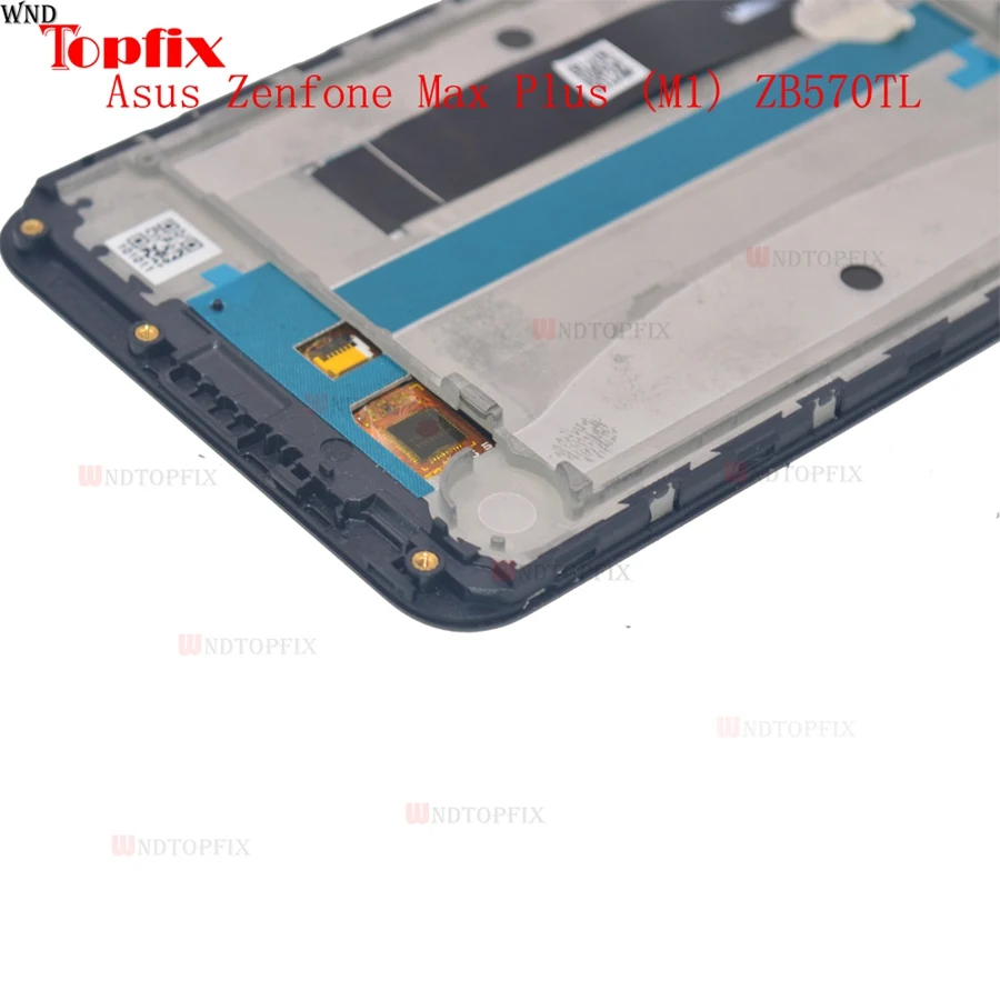 ЖК-дисплей 5 7 дюйма для Asus Zenfone Max Plus M1 ZB570TL X018DC сенсорный экран дигитайзер с рамкой