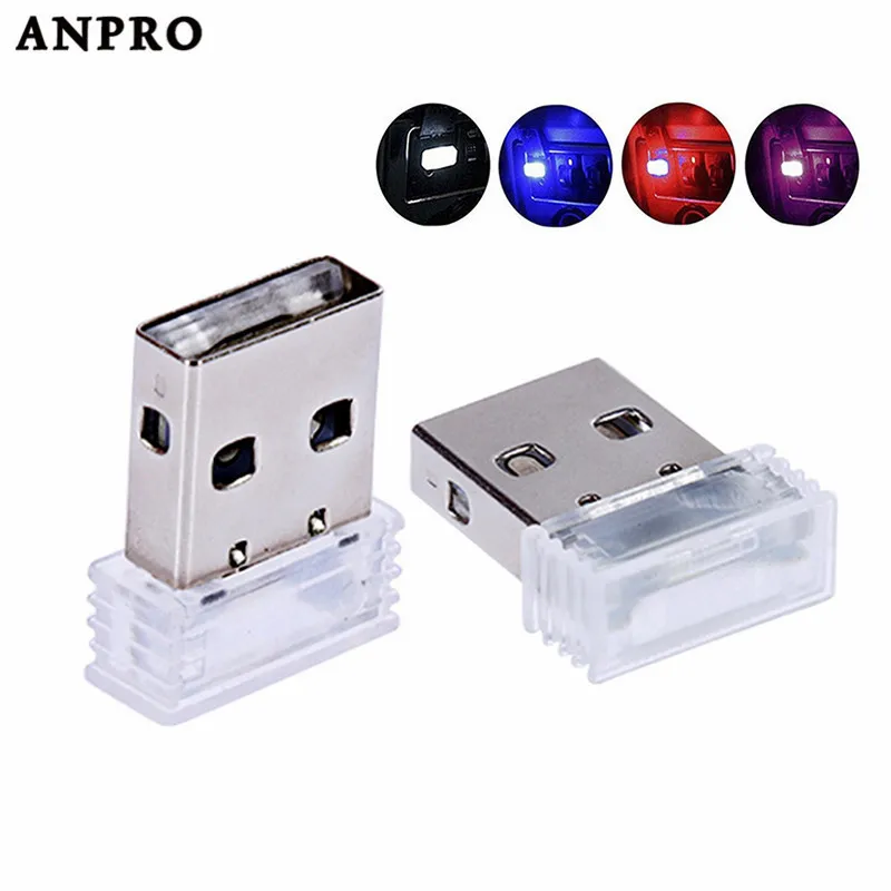 Универсальный PC Портативный Plug and фиксатор запястья Мини Авто USB светодиодный