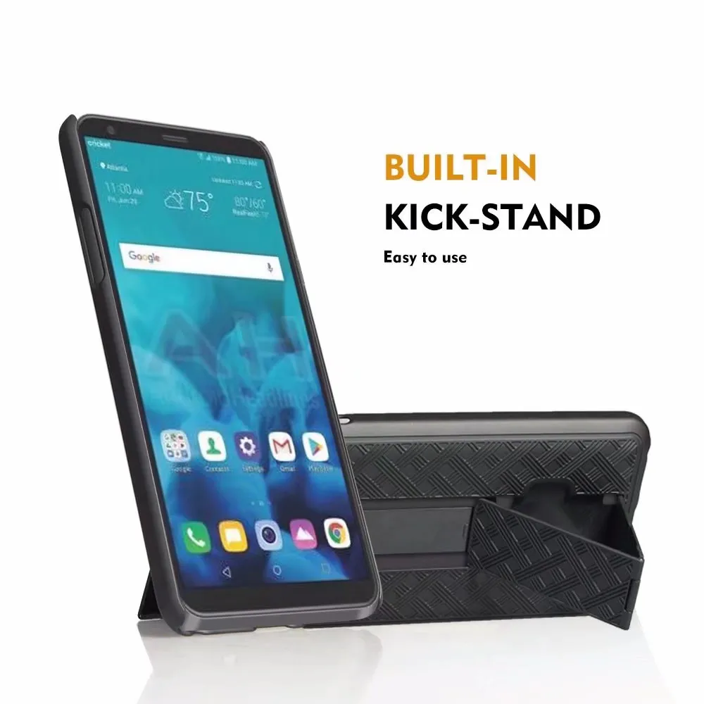 V30 K10 2018 Чехол для мобильного телефона с зажимом на пояс LG Stylo 4 жесткая