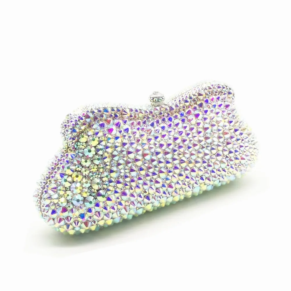 Дамская вечерняя сумочка клатч Minaudiere маленький кошелек для телефона денег