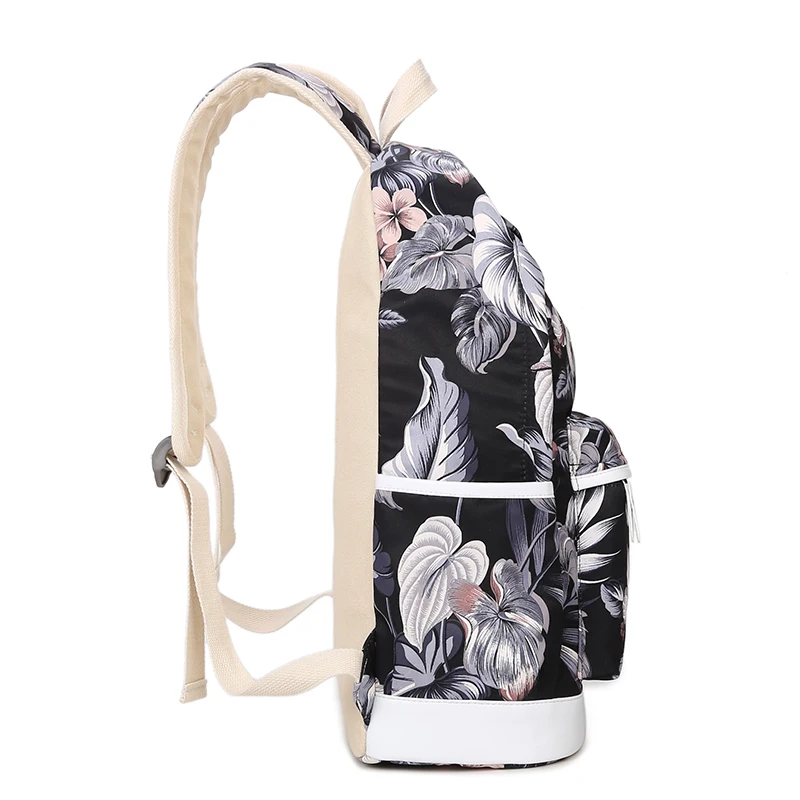 Tourya 3 шт./компл. женский рюкзак с цветочным принтом школьные ранцы сумка для книг