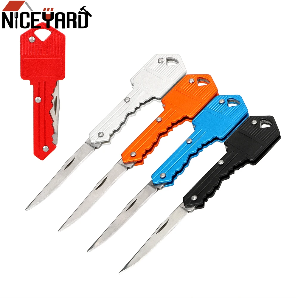 NICEYARD мини-брелок для ключей нож для самозащиты складной нож для чистки букв Открыватель коробок резак для бумаги Кемпинг Открытый Инструменты для выживания