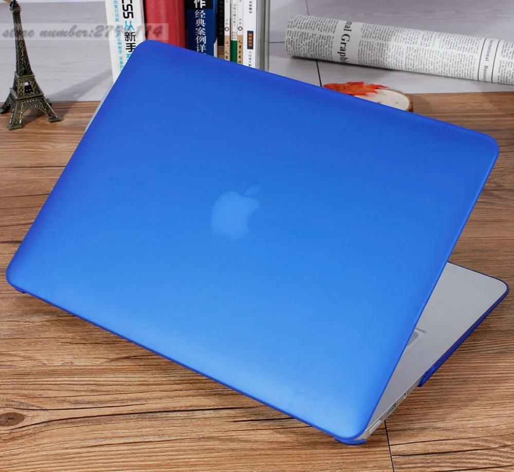 Новый матовый чехол для ноутбука + защита экрана (подарок) клавиатуры Macbook Pro Retina Air