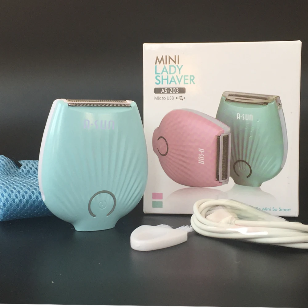 Бритва ASUN Женская Депиляционная для удаления волос эпилятор лица тела подмышек