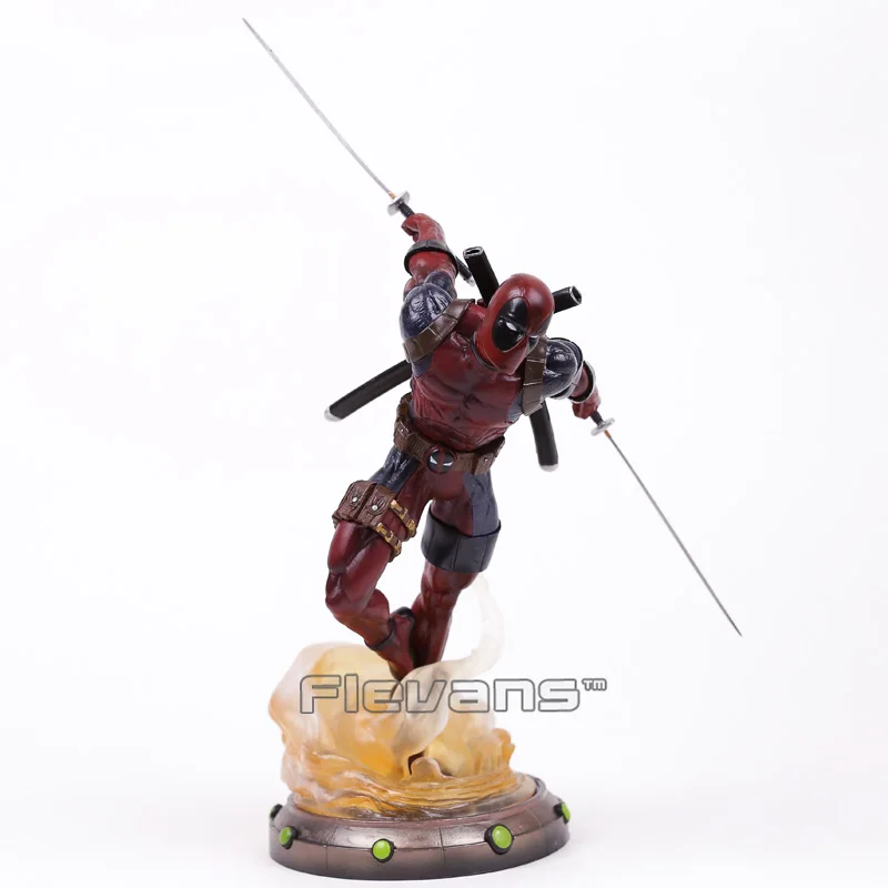 Алмазные игрушки Marvel галерея Дэдпул статуя ПВХ фигурка Коллекционная модель игрушки 35 см