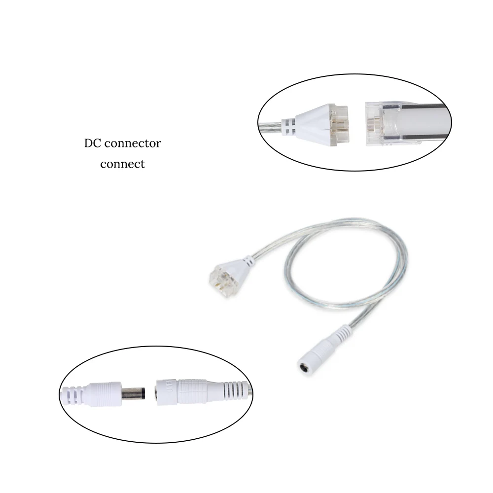 DC 24V 8W 1Pcs 50CM 2835 Aluminum Milky Cover LED Bar Light/Under Cabinet Light Used For Kitchen or Study Room Lighting | Лампы и