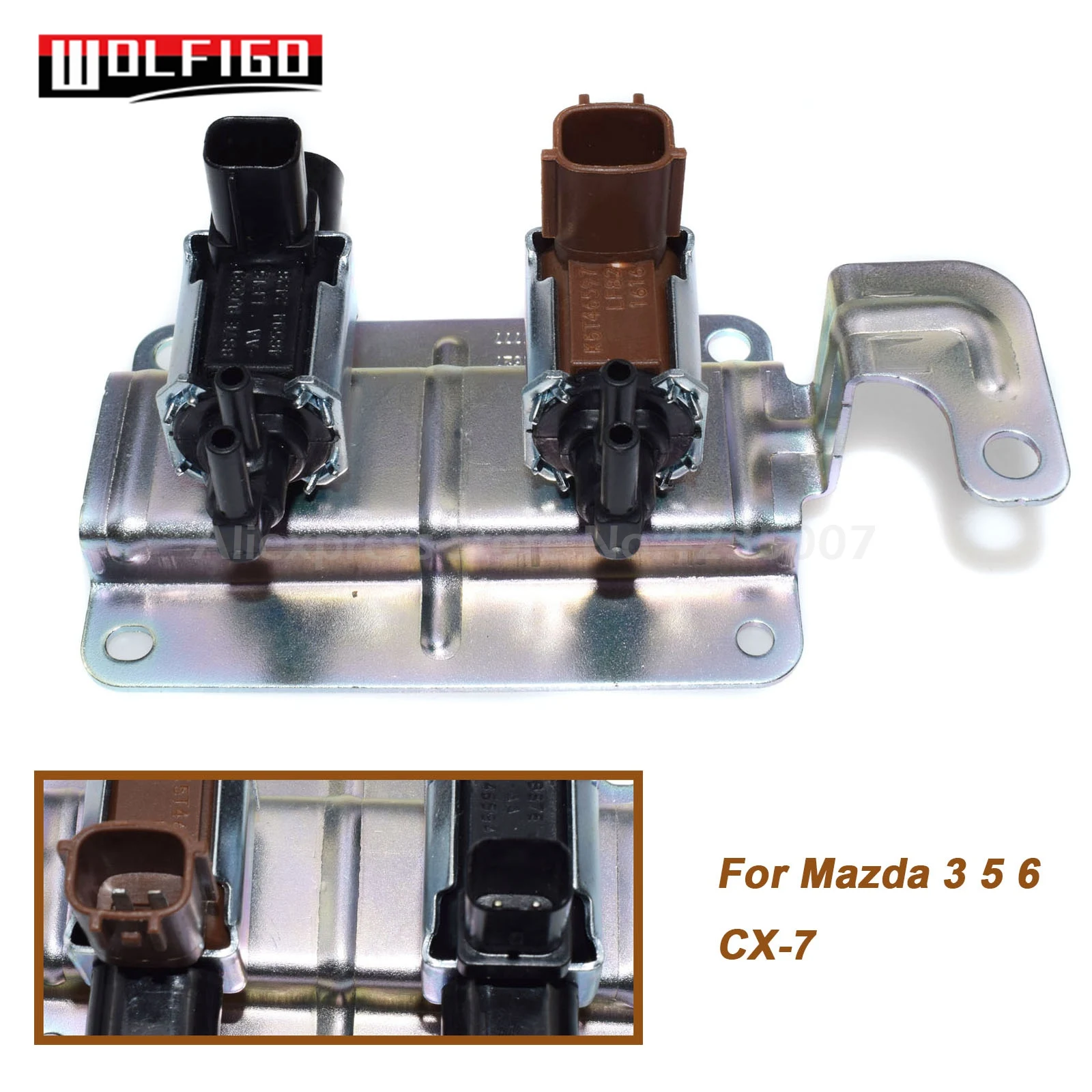 WOLFIGO Vapor канистра продувочный клапан насоса для Mazda 3 BK BL BM 5 6 GH CX-7 k5t880, K5T81297, K5T81777, K5T46597, LF82-18-740