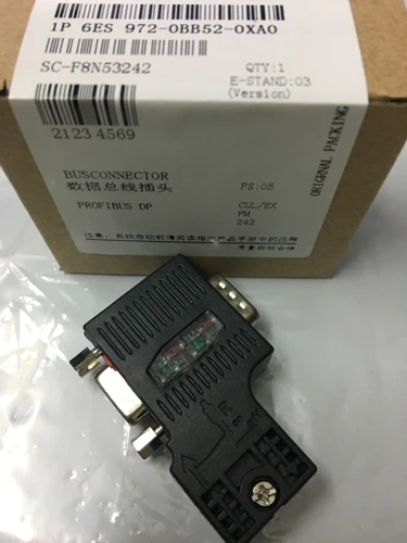 Соединитель PROFIBUS 6ES7972 0BB52 0XA0 0BA52 для Siemens DP BUS 12 М бит/с с PG портом | Детали и аксессуары для приборов -513502615