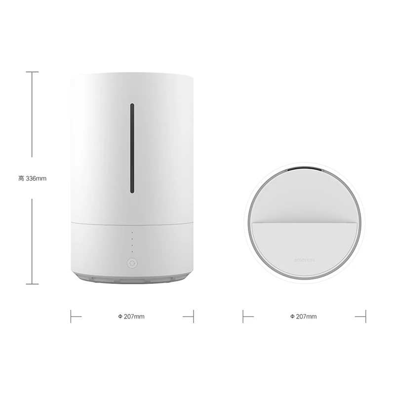 XIAOMI MIJIA SMARTMI UV Испарительный увлажнитель, увлажнитель воздуха, увлажнитель воздуха, УФ бактерицидная стерилизация, масло, арома-диффузор, приложение wifi