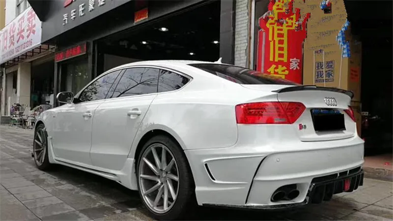 Carbon Fiber Spoiler For Audi A5 S5 RS5 Sportback 2009-2019 High Quality Spoilers Auto Accessories By EMS | Автомобили и