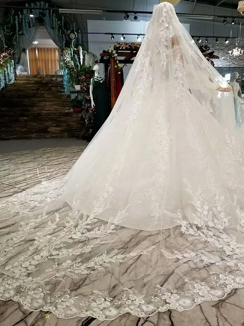 2018 натуральные белые кружевные свадебные платья с длинным рукавом Милое