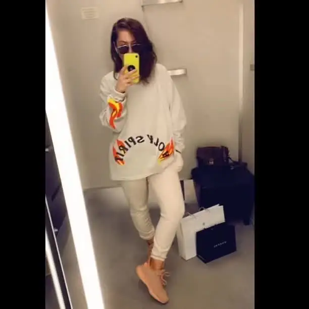 KANYE sundayсервис футболки оверсайз Мужская и Женская свободная молочная Однотонная футболка с логотипом APRIL X CPFM