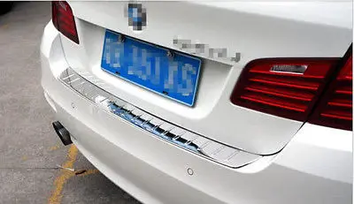 

Inner Rear Bumper Protector Sill Plate Cover 1pcs For BMW 5 Series F10 2011-2015