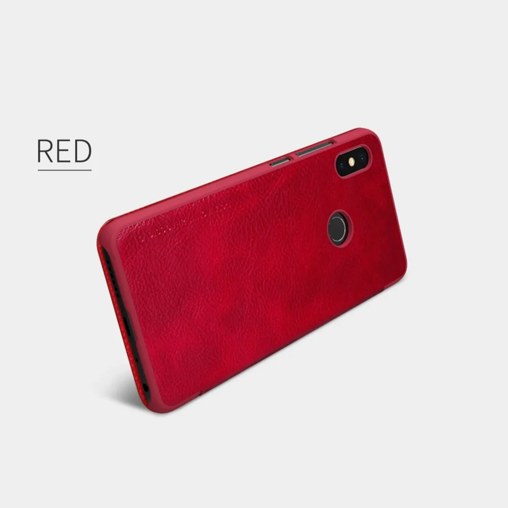 Чехол NILLKIN для Redmi Note 5 Pro, чехол с умным окошком из искусственной кожи чехол для Xiaomi Redmi Note 5Pro, защитный чехол