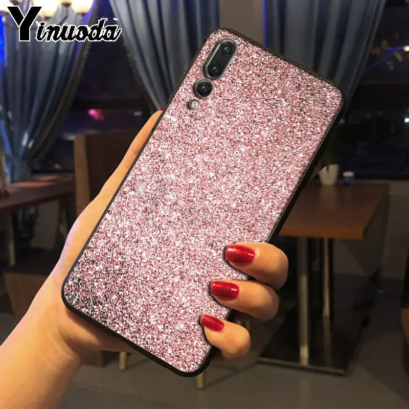 Чехол для телефона Yinuoda Love Heart Gold Rose Marble в полоску Huawei honor 8x20 7a P20Lite P10 Plus Mate10Lite Mate20 P20