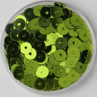 Light Green 720 шт./упак. 6 мм с серебряными блестками, на основе плоские круглые свободные тесьма с пайетками для шитья свадебные украшения, Для женщин одежды аксессуары «сделай сам» - Цвет: Light Green