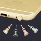 Аудио 3,5 мм металлическая анти затычка от пыли в разъем для наушников для телефона металлический пылеотталкивающее покрытие лотка sim-карты извлечения контактов инструмент для Latop iPhone 6s 5s 7