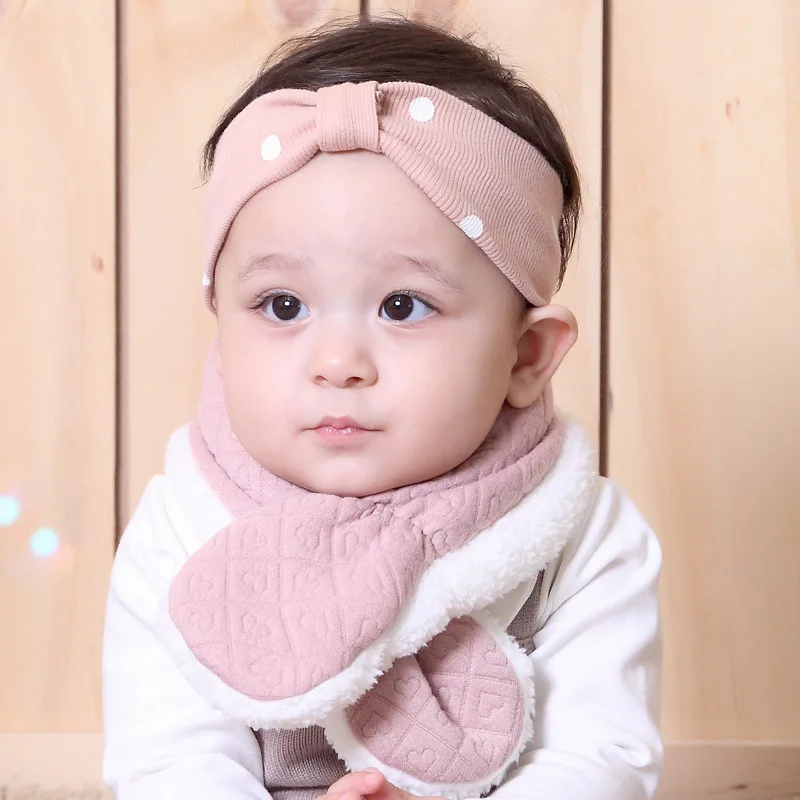 

New Unisex Baby Scarf Boy Girl Kids Toddler Infant Children's Winter Baby Bibs Warm Scarf Neck with Velvet Thickening Muffle